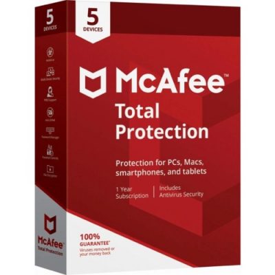 McAfee Total Protection multi-user antivirus